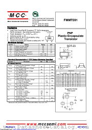 FMMT591 datasheet pdf Micro Commercial Components