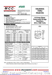 KBJ602G datasheet pdf Micro Commercial Components