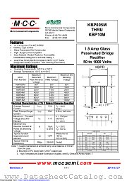 KBP01M datasheet pdf Micro Commercial Components