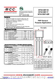 KTA1267-GR datasheet pdf Micro Commercial Components