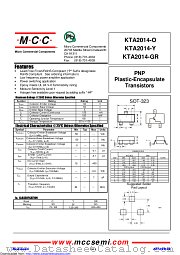 KTA2014-O datasheet pdf Micro Commercial Components