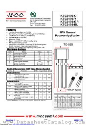 KTC3199-Y datasheet pdf Micro Commercial Components