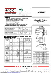 LM317MDT datasheet pdf Micro Commercial Components