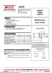 LS4685 datasheet pdf Micro Commercial Components