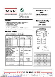 MBRD1045CT datasheet pdf Micro Commercial Components