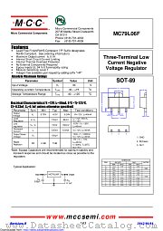 MC79L06F datasheet pdf Micro Commercial Components