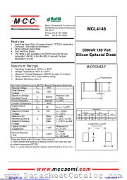 MCL4148 datasheet pdf Micro Commercial Components