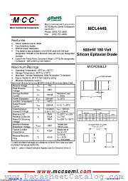 MCL4448 datasheet pdf Micro Commercial Components