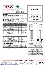 MJE13002B datasheet pdf Micro Commercial Components
