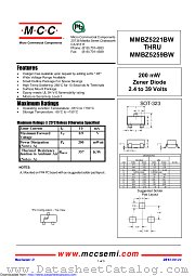 MMBZ5235BW datasheet pdf Micro Commercial Components