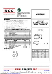 MMDT2227 datasheet pdf Micro Commercial Components