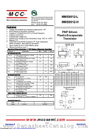 MMS9012-L datasheet pdf Micro Commercial Components