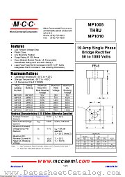 MP108 datasheet pdf Micro Commercial Components