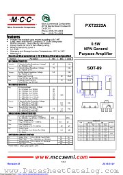 PXT2222A datasheet pdf Micro Commercial Components