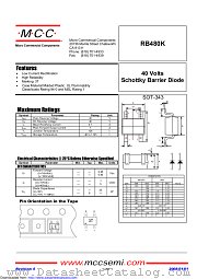 RB480K datasheet pdf Micro Commercial Components