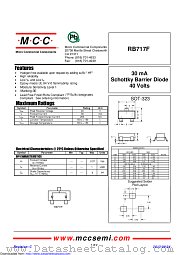 RB717F datasheet pdf Micro Commercial Components