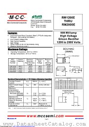 RM2000E datasheet pdf Micro Commercial Components