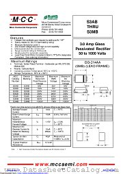 S3DB datasheet pdf Micro Commercial Components