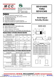 SD101AWS datasheet pdf Micro Commercial Components