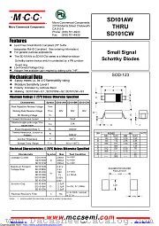 SD101CW datasheet pdf Micro Commercial Components