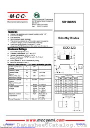 SD106WS datasheet pdf Micro Commercial Components