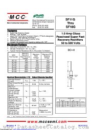 SF18G datasheet pdf Micro Commercial Components