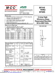 SF36G datasheet pdf Micro Commercial Components
