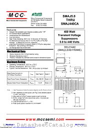 SMAJ70C datasheet pdf Micro Commercial Components