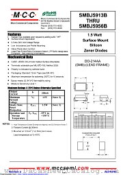 SMBJ5927B datasheet pdf Micro Commercial Components