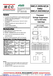 SMCJ1.5KE11CA datasheet pdf Micro Commercial Components