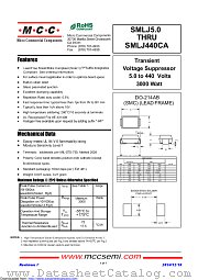 SMLJ85A datasheet pdf Micro Commercial Components