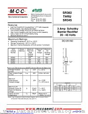 SR303 datasheet pdf Micro Commercial Components