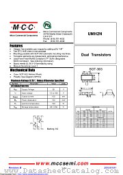 UMH2N datasheet pdf Micro Commercial Components