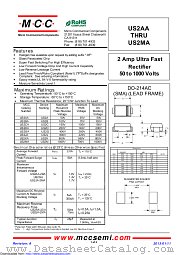 US2MA datasheet pdf Micro Commercial Components