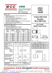 US2M datasheet pdf Micro Commercial Components