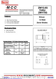 ZMY33G datasheet pdf Micro Commercial Components