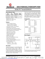 24FC1025T-I/SM datasheet pdf Microchip
