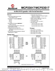 MCP23017T-E/ML datasheet pdf Microchip
