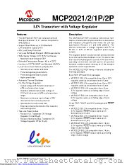 MCP2021-500E/MD datasheet pdf Microchip