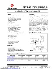MCP622T-E/MF datasheet pdf Microchip
