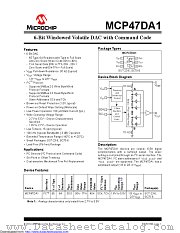 MCP47DA1 datasheet pdf Microchip