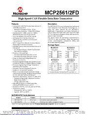 MCP2562FD datasheet pdf Microchip