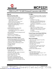 MCP2221AT-I/ML datasheet pdf Microchip
