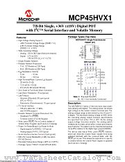 MCP45HV31-103E/MQ datasheet pdf Microchip