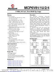 MCP6V82-E/MS datasheet pdf Microchip