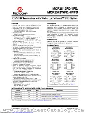 MCP2544FD-E/SN datasheet pdf Microchip