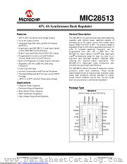 MIC28513-1YFL-TR datasheet pdf Microchip