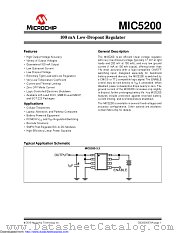 MIC5200-4.8YS-TR datasheet pdf Microchip