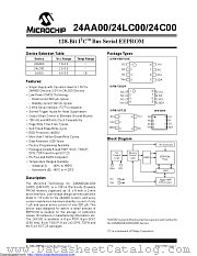24C00T-I/MNY datasheet pdf Microchip