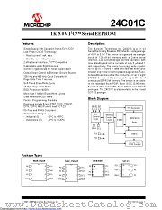 24C01CT-E/OT datasheet pdf Microchip
